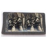 Stereoscope slide - Martyred Presidents.