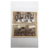 (2) Stereoscope Slides - William McKinley.