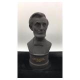 Abraham Lincoln 8.5" black basalt bust. WEDGWOOD.