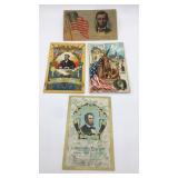 (4) Abraham Lincoln Centennial commemorative post