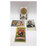 (4) Abraham Lincoln Centennial commemorative post