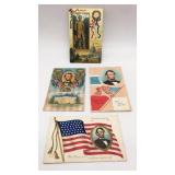 (4) Abraham Lincoln Centennial commemorative post