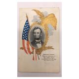 Vintage Presidential commemorative posts card -