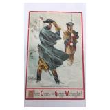 George Washington commemorative post card. Post