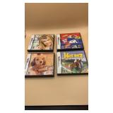 4 Empty  game  cases.