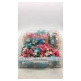 LARGE LOT - Artificial flowers of various