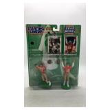 Joe Montana and Dwight Clark 4? action figure set