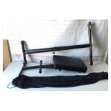 LOT - Keyboard stand, bench and keyboard
