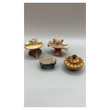 Porcelain and mini clay decorative items. Great