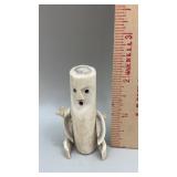 Vintage Inuit Folk-Art Antler Bone Doll -