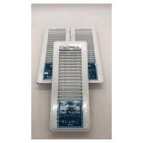 (3) Accord Floor Registers.4" x 12"