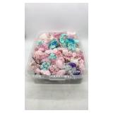 LARGE LOT - Fabric flowers of various types and