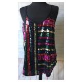 Express - Sequin shimmer shirt. Size