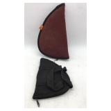 (2) Handgun pouches.9" & 11" Long