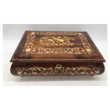 The San Francisco Music Box - Wood inlay jewelry