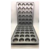 (2) Restaurant grade 24 count cupcake baking