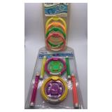 (2) Pool diving toys