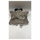 Antique German Silver Mesh Coin Purse. 1800