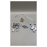 4 Assorted Pendants.