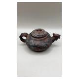 Small Asian Stone teapot /incense burner. See