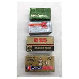 (4) Boxes of ammunition . Various calibers and
