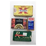 (4) Boxes of ammunition . Various calibers and