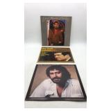 (3) Vinyl Records. Earl Thomas Conley, Roy