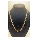 Flat Mariner 14k Gold Chain with lobster clasp.