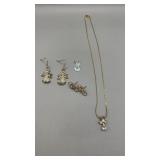 Beautiful Angle fashion jewelry. Earrings and