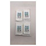 (4) Packages of Cleanze hand sanitizing wipes w/