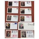 Collection of (10) Silk Cachet First Day Issue