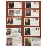 Collection of (10) Silk Cachet First Day Issue