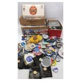 LOT - Bin full of Bob Dole political campaign