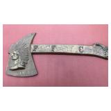 "Freedom , Friendship and Charity " Axe.