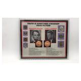 Abraham Lincoln/ John F. Kennedy coin collection.