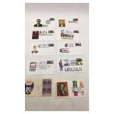 LOT - Abraham Lincoln commemorative envelopes and