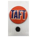 (2) William H. Taft presidential campaign items.