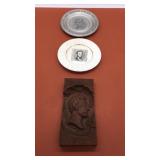 (3) Abraham Lincoln collector items. Please see