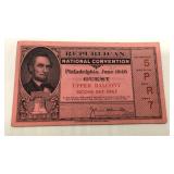 1940 Republican National Convention pass