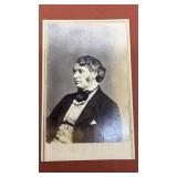 Chas Sumner - Small photo card