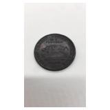 1834 Running Boar Hard Times token. Andrew