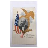 Vintage Presidential commemorative posts card -