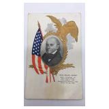 Vintage Presidential commemorative posts card -