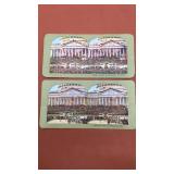 (2) Stereoscope cards. Theodore Roosevelt