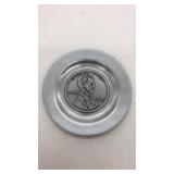 1908 Abraham Lincoln commemorative plate. 5.75"