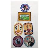 (6) Abraham Lincoln Pilgrimage collector patches.