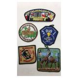 (5) Abraham Lincoln Pilgrimage collector patches.