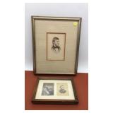 (2) Framed prints. Please see photos