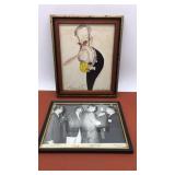 (2) Framed prints. Richard Nixon/Spiro