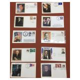 Collection of (10) Silk Cachet First Day Issue
